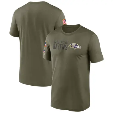 Men's Nike Baltimore Ravens 2022 Salute to Service Team T-Shirt - Olive Legend