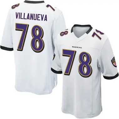 Men's Nike Baltimore Ravens Alejandro Villanueva Jersey - White Game