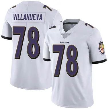 Men's Nike Baltimore Ravens Alejandro Villanueva Vapor Untouchable Jersey - White Limited