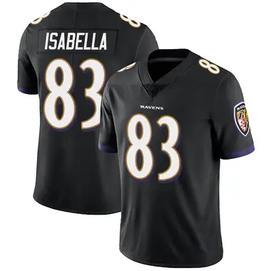 Men's Nike Baltimore Ravens Andy Isabella Alternate Vapor Untouchable Jersey - Black Limited
