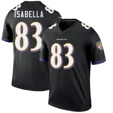 Men's Nike Baltimore Ravens Andy Isabella Jersey - Black Legend