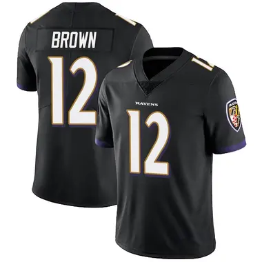 Men's Nike Baltimore Ravens Anthony Brown Alternate Vapor Untouchable Jersey - Black Limited