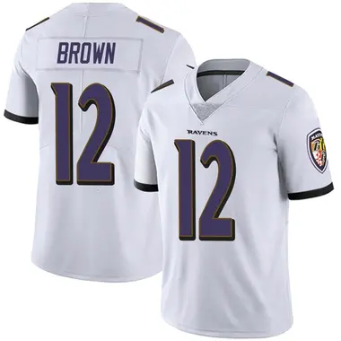 Men's Nike Baltimore Ravens Anthony Brown Vapor Untouchable Jersey - White Limited