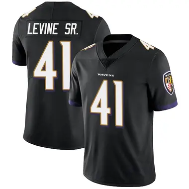 Men's Nike Baltimore Ravens Anthony Levine Sr. Alternate Vapor Untouchable Jersey - Black Limited