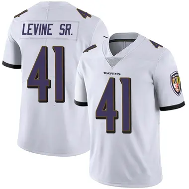 Men's Nike Baltimore Ravens Anthony Levine Sr. Vapor Untouchable Jersey - White Limited