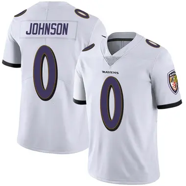 Men's Nike Baltimore Ravens Aron Johnson Vapor Untouchable Jersey - White Limited