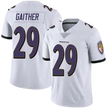Men's Nike Baltimore Ravens Bailey Gaither Vapor Untouchable Jersey - White Limited