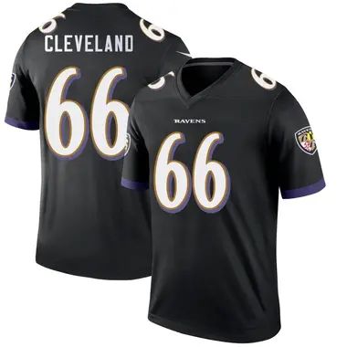Men's Nike Baltimore Ravens Ben Cleveland Jersey - Black Legend