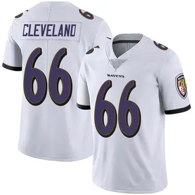 Men's Nike Baltimore Ravens Ben Cleveland Vapor Untouchable Jersey - White Limited