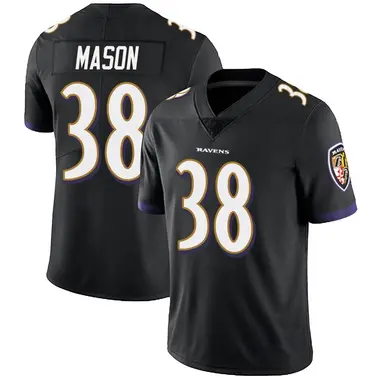 Men's Nike Baltimore Ravens Ben Mason Alternate Vapor Untouchable Jersey - Black Limited