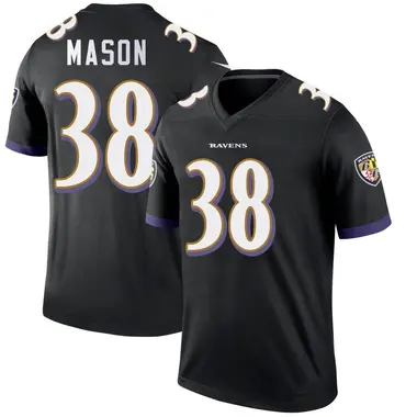 Men's Nike Baltimore Ravens Ben Mason Jersey - Black Legend