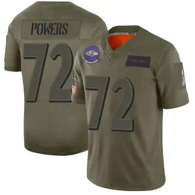 Men's Nike Baltimore Ravens Ben Powers 2019 Salute to Service Jersey - Camo Limited