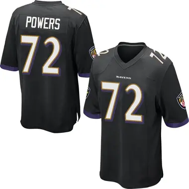 Men's Nike Baltimore Ravens Ben Powers Jersey - Black Game