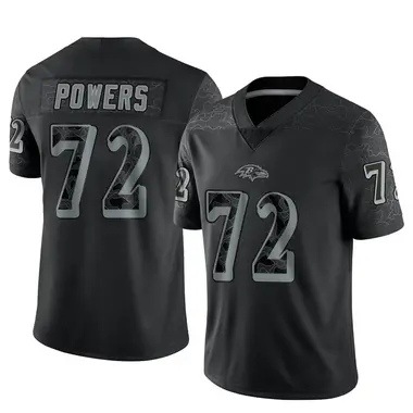 Men's Nike Baltimore Ravens Ben Powers Reflective Jersey - Black Limited