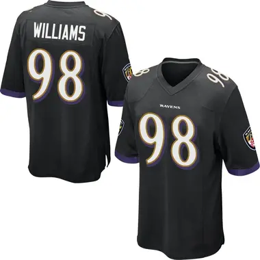 Men's Nike Baltimore Ravens Brandon Williams Jersey - Black Game