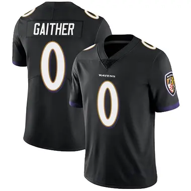 Men's Nike Baltimore Ravens Brian Gaither Alternate Vapor Untouchable Jersey - Black Limited