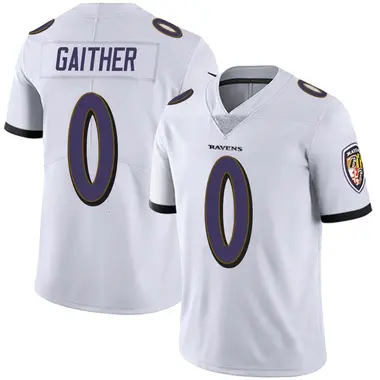 Men's Nike Baltimore Ravens Brian Gaither Vapor Untouchable Jersey - White Limited