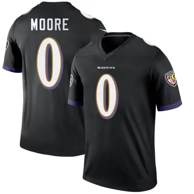 Men's Nike Baltimore Ravens Chris Moore Jersey - Black Legend