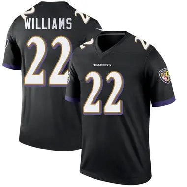 Men's Nike Baltimore Ravens Damarion Williams Jersey - Black Legend