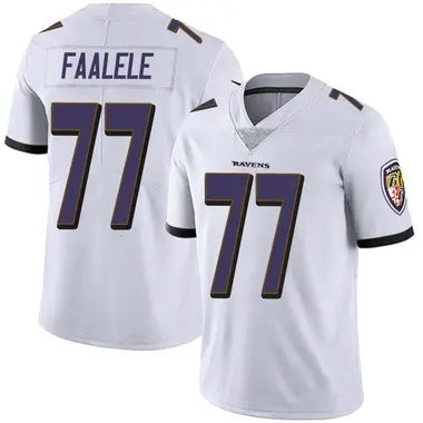 Men's Nike Baltimore Ravens Daniel Faalele Vapor Untouchable Jersey - White Limited