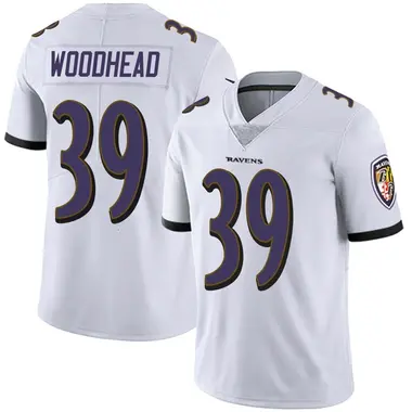 Men's Nike Baltimore Ravens Danny Woodhead Vapor Untouchable Jersey - White Limited