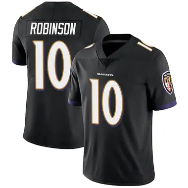 Men's Nike Baltimore Ravens Demarcus Robinson Alternate Vapor Untouchable Jersey - Black Limited