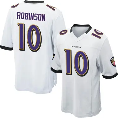 Men's Nike Baltimore Ravens Demarcus Robinson Jersey - White Game