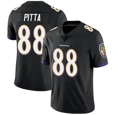 Men's Nike Baltimore Ravens Dennis Pitta Alternate Vapor Untouchable Jersey - Black Limited