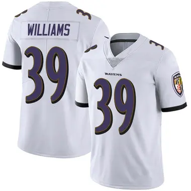 Men's Nike Baltimore Ravens Denzel Williams Vapor Untouchable Jersey - White Limited