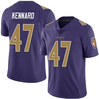 Men's Nike Baltimore Ravens Devon Kennard Team Color Vapor Untouchable Jersey - Purple Limited