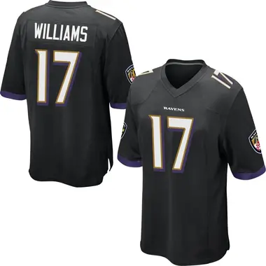 Men's Nike Baltimore Ravens Devon Williams Jersey - Black Game