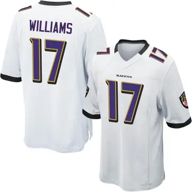 Men's Nike Baltimore Ravens Devon Williams Jersey - White Game