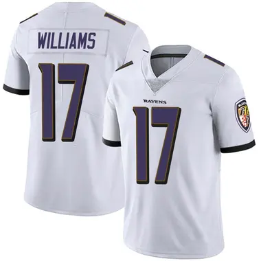 Men's Nike Baltimore Ravens Devon Williams Vapor Untouchable Jersey - White Limited