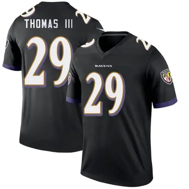 Men's Nike Baltimore Ravens Earl Thomas Jersey - Black Legend
