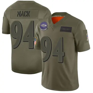 Men's Nike Baltimore Ravens Isaiah Mack 2019 Salute to Service Jersey - Camo Limited