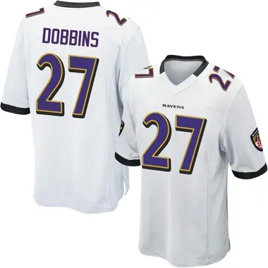 Men's Nike Baltimore Ravens J.K. Dobbins Jersey - White Game