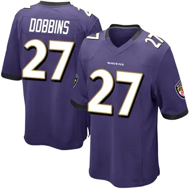 Men's Nike Baltimore Ravens J.K. Dobbins Team Color Jersey - Purple Game