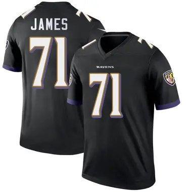 Men's Nike Baltimore Ravens Ja'Wuan James Jersey - Black Legend