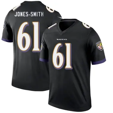 Men's Nike Baltimore Ravens Jaryd Jones-Smith Jersey - Black Legend