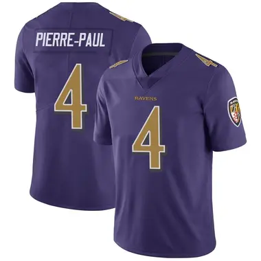 Men's Nike Baltimore Ravens Jason Pierre-Paul Color Rush Vapor Untouchable Jersey - Purple Limited