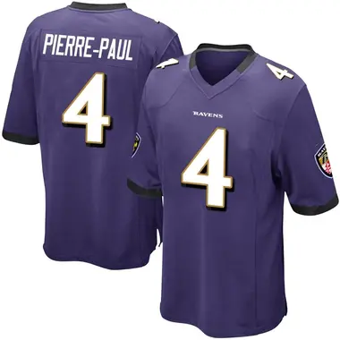 Men's Nike Baltimore Ravens Jason Pierre-Paul Team Color Jersey - Purple Game