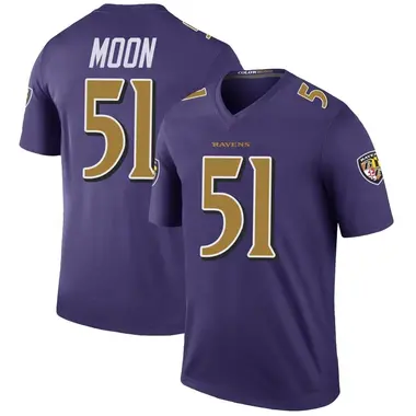 Men's Nike Baltimore Ravens Jeremiah Moon Color Rush Jersey - Purple Legend