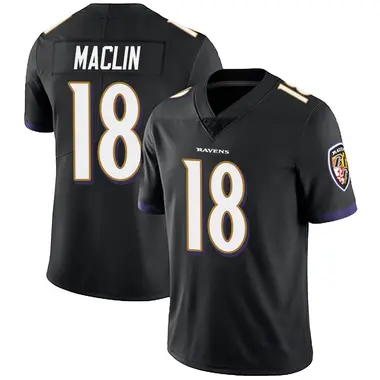 Men's Nike Baltimore Ravens Jeremy Maclin Alternate Vapor Untouchable Jersey - Black Limited