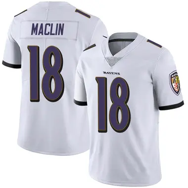 Men's Nike Baltimore Ravens Jeremy Maclin Vapor Untouchable Jersey - White Limited
