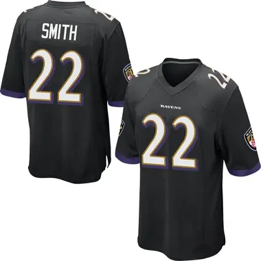 Men's Nike Baltimore Ravens Jimmy Smith Jersey - Black Game