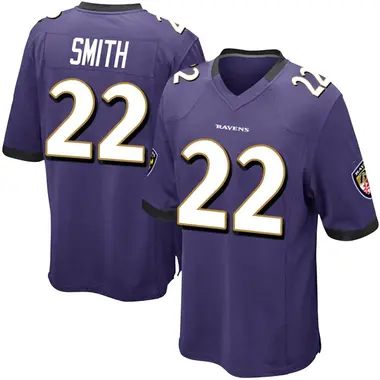Men's Nike Baltimore Ravens Jimmy Smith Team Color Jersey - Purple Game