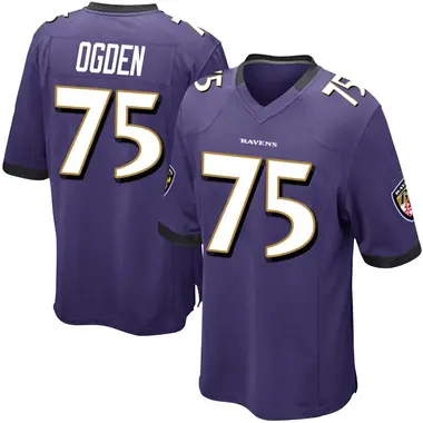 Men's Nike Baltimore Ravens Jonathan Ogden Team Color Jersey - Purple Game