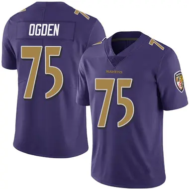 Men's Nike Baltimore Ravens Jonathan Ogden Team Color Vapor Untouchable Jersey - Purple Limited