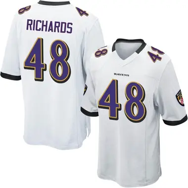 Men's Nike Baltimore Ravens Jordan Richards Jersey - White Game