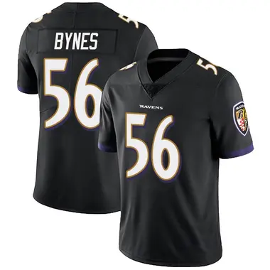 Men's Nike Baltimore Ravens Josh Bynes Alternate Vapor Untouchable Jersey - Black Limited